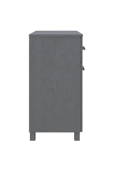 vidaxl Sideboard HAMAR Dark Grey 79x40x80 cm Solid Wood Pine