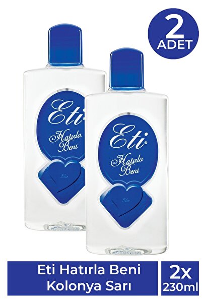 Eti Hatırla Beni Kolonya Blue 230 ml 2 Adet