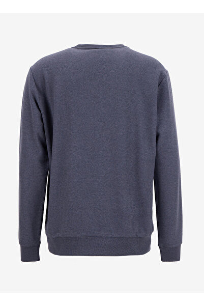 LİMON COMPANY Limon Bisiklet Yaka Düz Örgü Desenli Gri Erkek Sweatshırt MML5W...