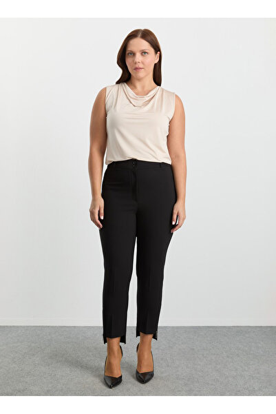 Selen Normal Bel Normal Siyah Kadın Pantolon 25KSL5461