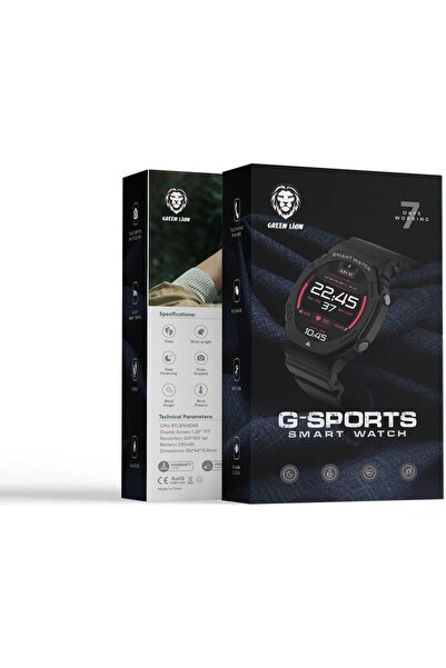 Green Lion G-Sport TFT Smartwatch - Black, One Size