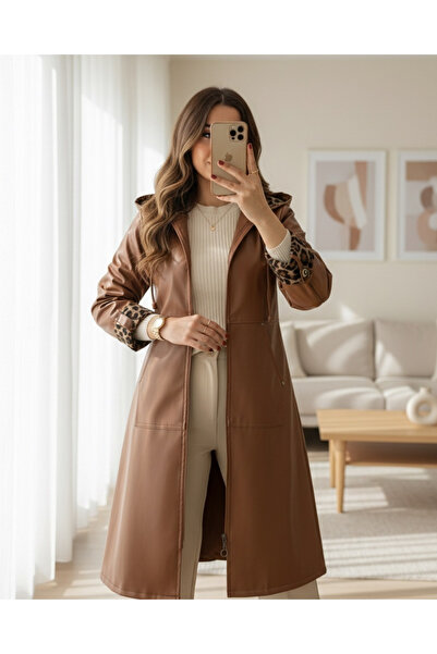 MissRunin Fermuarlı Kolu Katlamalı Deri Kap