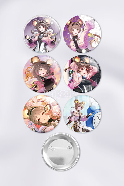 ZipZap مجموعة شارات زينة لومي ووثيرينج ويفز غاشا (6 قطع)