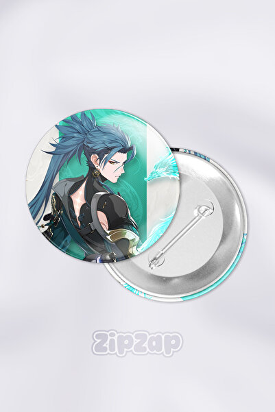 ZipZap مجموعة شارات زينة لحقيبة جاشا من جيان ووثيرينج ويفز مع دبوس (قطعة واحدة)