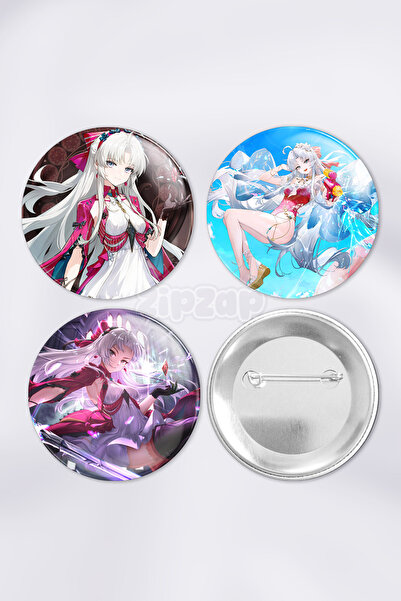 ZipZap مجموعة شارات زينة كارلوتا ووثيرينج ويفز مع دبابيس (3 قطع)