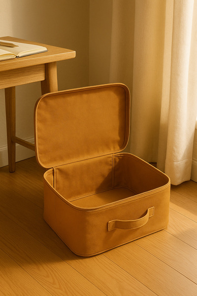 Evvera Dolap İçi Mini Organizer Hurç 35x40 cm – Kıyafet ve Havlu Düzenleme Çantası