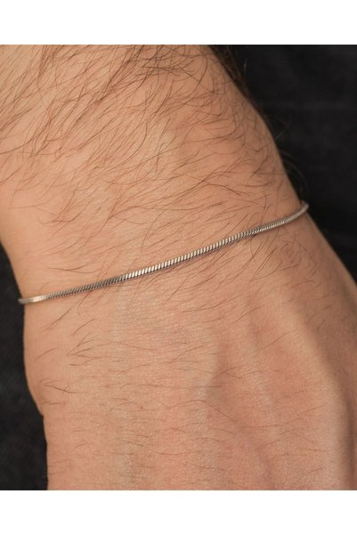 MINIMALE BRĂȚARĂ SQUARE CHAIN (SILVER)