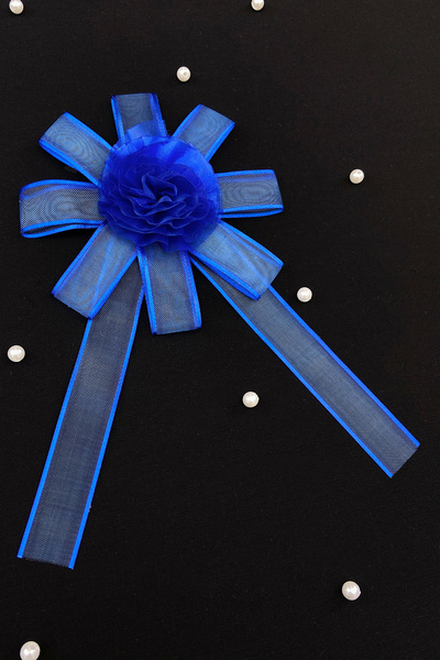 ZEYMERADE زخرفة حزمة زرقاء من ساكس، زينة حنة لحفلات الزفاف والعريس وحفلات الز...