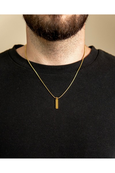 MINIMALE COLIER SQUARE PENDANT (GOLD)