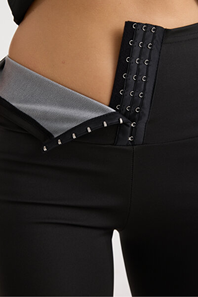 Esbersi Termal Sauna Şort Korse – Ayarlanabilir, 2 Beden İncelten, Şekillendi...