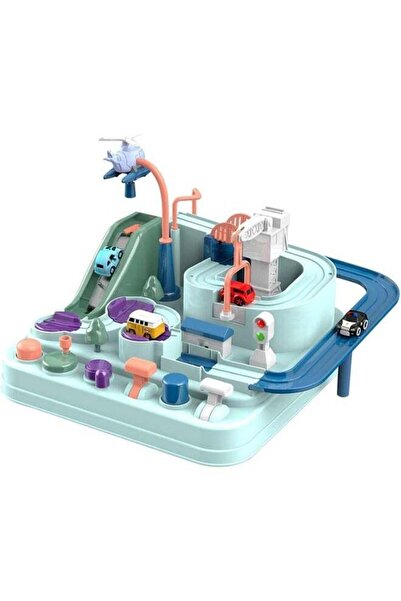 TEGRILO Adventure Track Car Toy - Preschool Educational DIY Racing Set