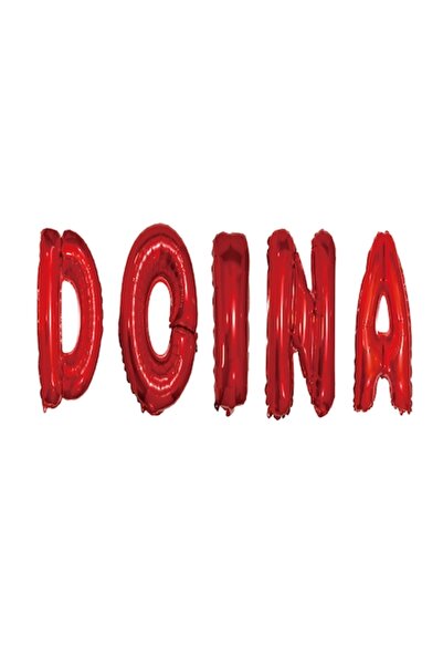 OEM Doina Name Letter Balloon Set, Red, 40Cm