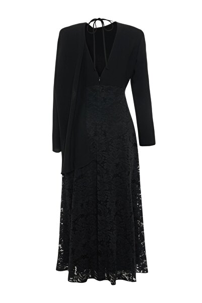 KAMEYA Lace Dress with Back Tie Detail 26W40854