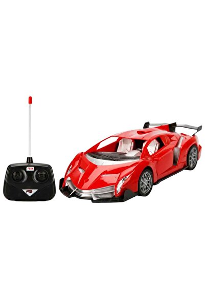 Tıfıl Toys 1:18 Ölçek USB Şarjlı Işıklı Fonksiyonel Kırmızı Lambo Oyuncak Araç