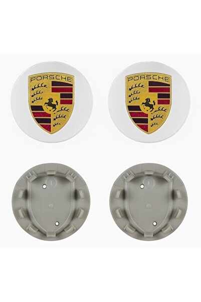 MAF Set de 4 capace centrale de roată Porsche – 65 mm exterior, 50 mm interio...