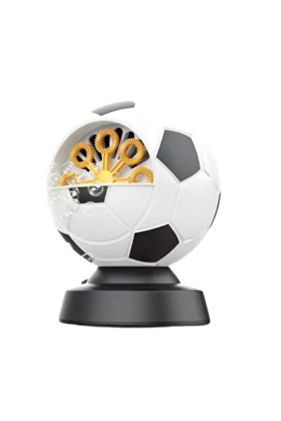 CREATIVE Foam bubble machine shaped like a football, for children 2+, 100 ml, plastic, 15 x 12 cm, black-whit