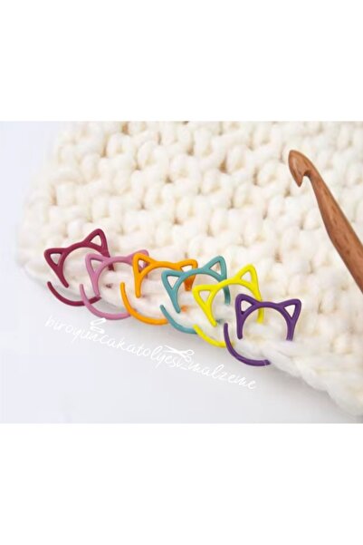 biroyuncakatolyesi AMİGURUMİ YER BELİRLEYİCİ -ÖRGÜ YER İSARETLEYİCİ (3 ADET)