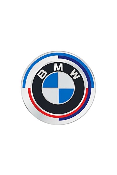 BMW Anniversary Emblem 82 mm - Special Design, Glossy ABS