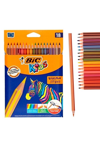 Other BIC Kids Evolution Stripes 18 Colors Pencils