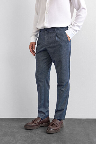 Back And Bond Elastic Waist Navy Blue Pocket Jogger Pants