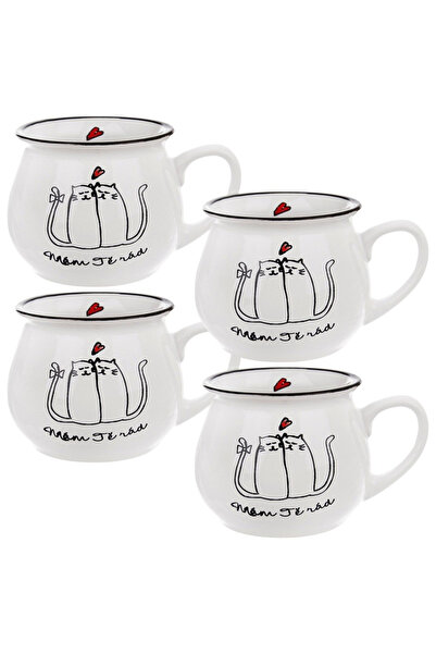 Other Cană ceramică 300 ml 4 bucăți