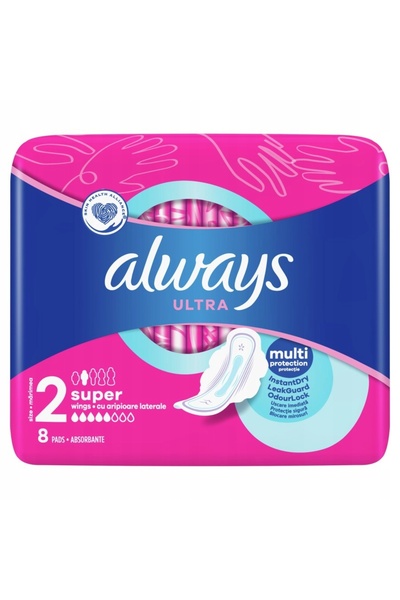 Other Absorbante igienice Always Ultra cu aripioare, 8 bucăți