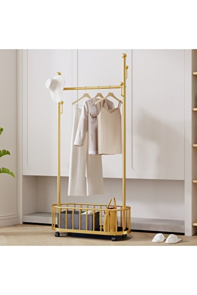Zztcmp Modern freestanding coat rack, Multi-Functional Entryway Organizer 80X30X170CM
