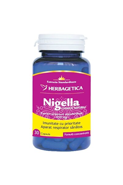 herbagetica Supliment alimentar Nigella Chimen Negru Herbagetica, 30 capsule