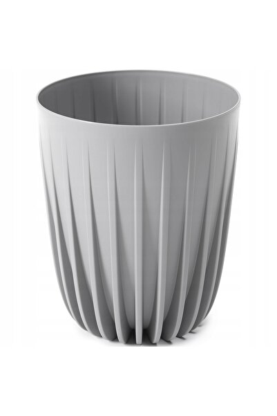 Other Ghiveci Mira din plastic cu insert 14,5 cm gri