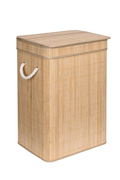 Other Kosz na pranie bambusowy z pokrywą SOREN 80L