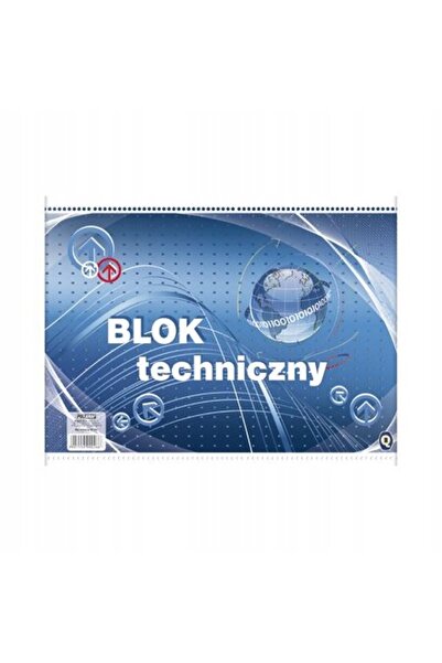 Other Blok techniczny szkolny biały A3 10 kartek