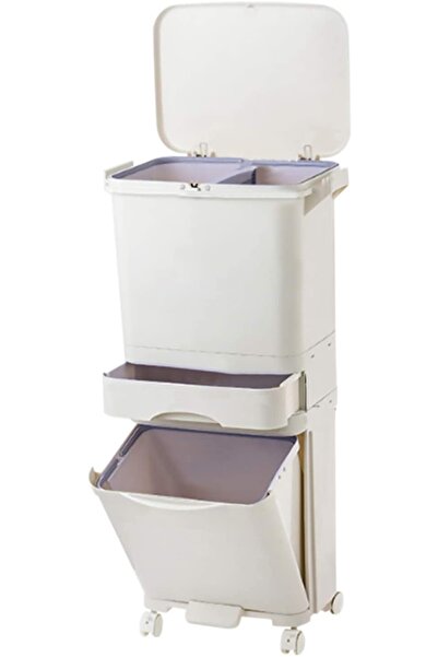 Other Kosz pojemnik odpady do segregacji 42L biały Nardan