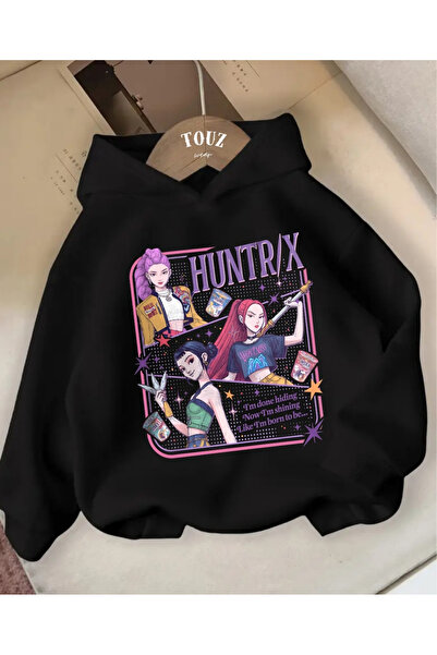 Toum Young KPop Demon Hunters hanorac gros cu 3 fire, dulce