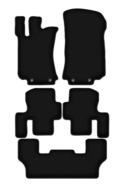 Other Dywaniki welurowe BASIC zarne do: Mercedes R-klasa W251 minivan 7 osób ...