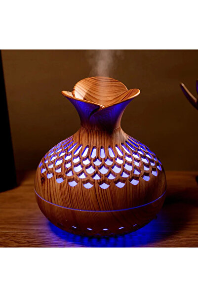 YMS ELEKTRONİK Volkanik Tasarım 300 ml Ultrasonik Sessiz Hava Nemlendirici Ar...