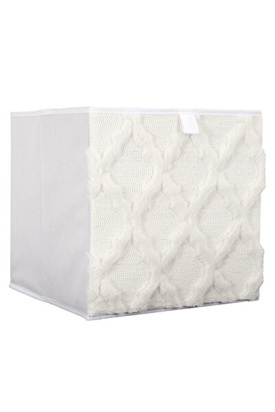 Other Boho shelf box 30x30cm white FOLDABLE