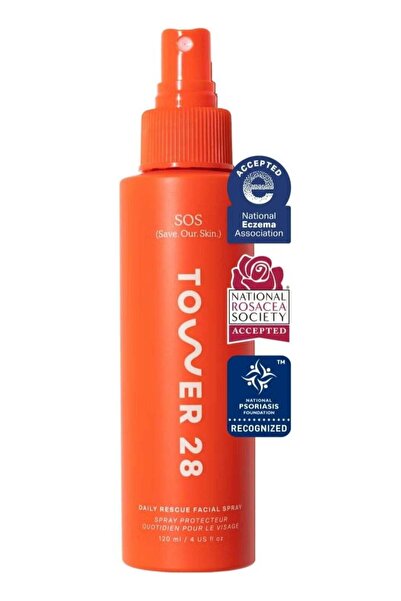 Tower 28 Beauty بخاخ الوجه اليومي لإنقاذ البشرة من تاور 28 إس أو إس - تونر حم...