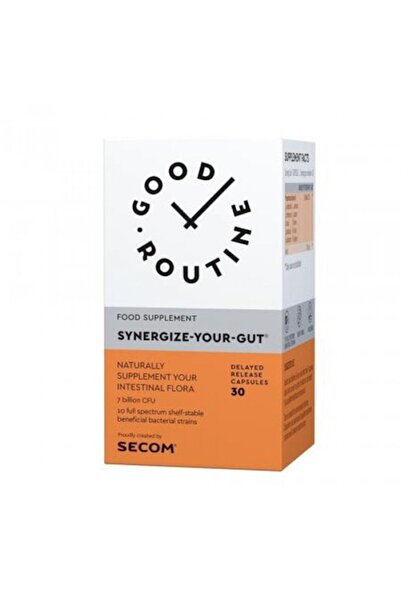 Good Routine Probiotic + Prebiotic Synergize-Your-Gut 30 capsule, de la Secom