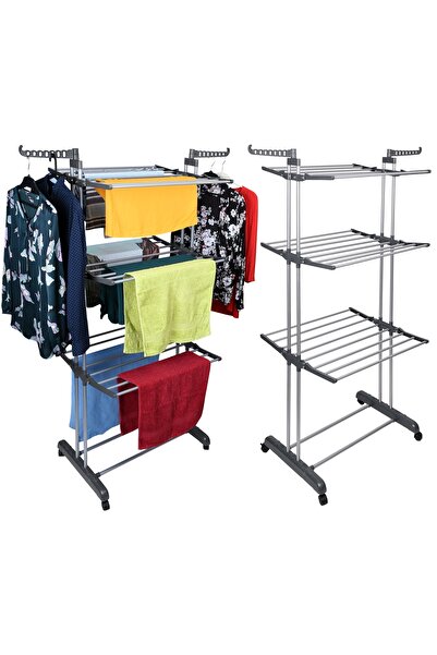 Other Suszarka rozkładana na kółkach Sonora szara