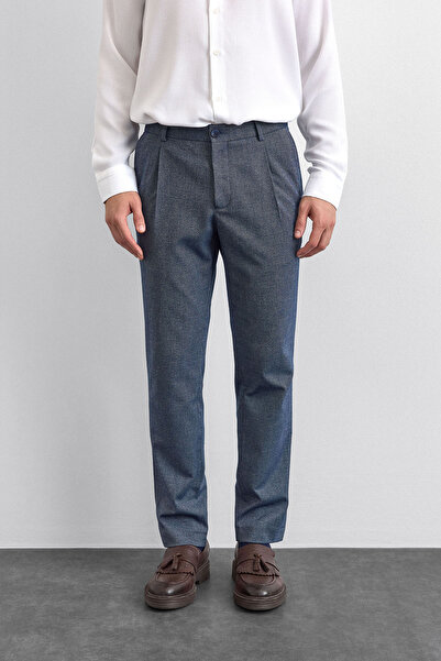 Back And Bond Elastic Waist Navy Blue Pocket Jogger Pants