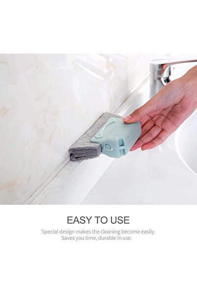 MIBRU Window & Door Track Cleaning Brush — Handheld Cleaner for Corners and Gaps