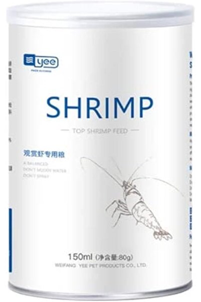 MIBRU Shrimp Aquarium Food 80g — Food for Raising Shrimp or Ornamental Prawns