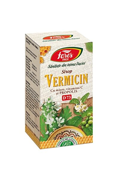 Fares Vermicin cu miere si propolis, Sirop, 100 ml