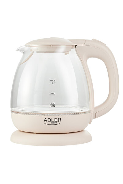 adler Electric kettle, 1 L, AD1283 C, cream