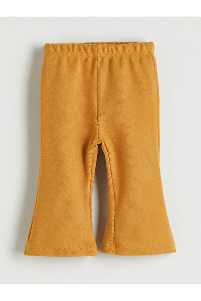 LC Waikiki Lcw Baby Ekru Peter Pan collar Baby Girl Blouse and Leggings Pants 2-Pack