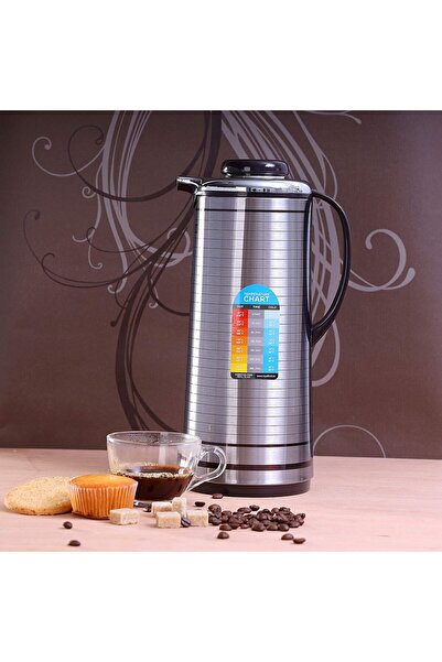 ROYALFORD RF5290 1.6L Vacuum Thermal Flask - Stainless Steel, Silver