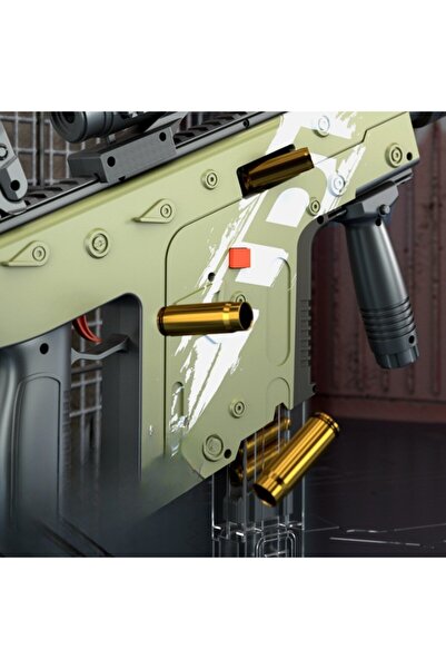 dalip Ultrarealistic Chameleon Toy Gun with Scope, 20 Foam Projectiles, 10 Cartridges, 80 cm, 8+, G