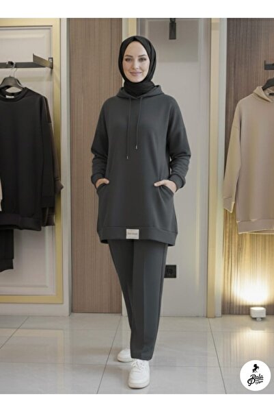 Bala Giyim Γυναικείο Σετ με κουκούλα Κομμάτια Επάνω και Κάτω