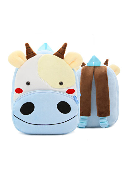 fun zone Generic 3D Printed School Backpack Blue/Yellow/White