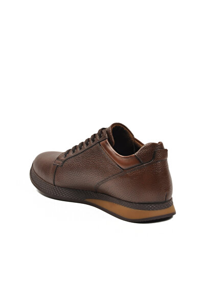 Fosco Coffee Floater Genuine Leather Men's Casual Shoes